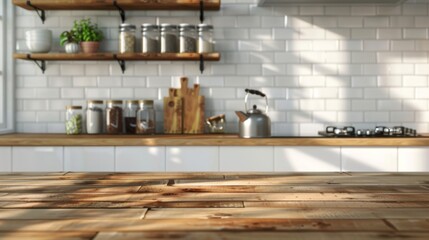 The Sunny Modern Kitchen Interior
