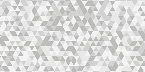 Abstract triangle polygonal gray background. Modern abstract geometric polygon background. Abstract seamless polygon background vector illustration. White and gray Polygon Mosaic Background.