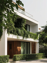 Obraz premium White designer jungle villa