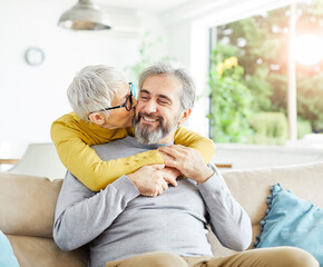senior portrait woman man couple happy  retirement smiling love elderly lifestyle old together...