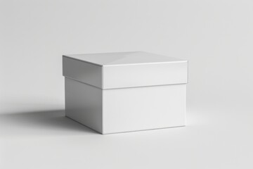 White Box Packaging Mockup on Isolated Background created with Generative AI