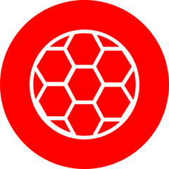 Fototapeta premium football Flat Icon Design