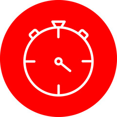 stpwatch Flat Icon Design