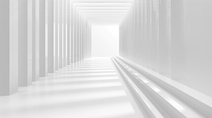 3d rendering of a futuristic hallway AIG51A.