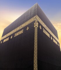 The place where Muslims visit for pilgrimage and umrah. Kaaba, Mecca. Kaaba, the holy temple of...