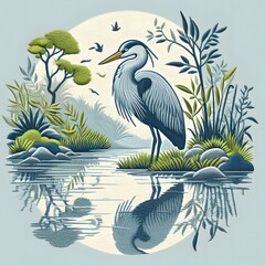 Obraz premium Exquisite Animal Embroidery Stunning Wildlife Designs for Craft Enthusiasts Microstock