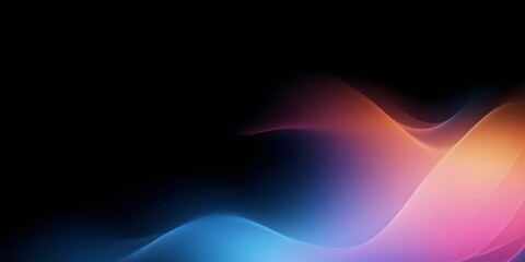 Grainy gradient background, dark blue purple orange black abstract noisy texture poster backdrop banner header cover design
