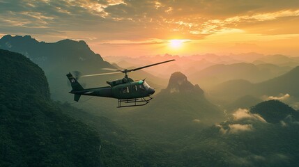 helicopter in Vietnam