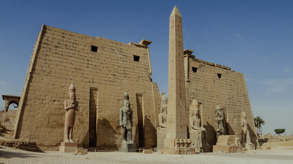 Obelisk at Karnak Temple in Luxor, Egypt