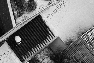 눈 내리는 풍경