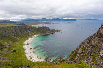Fototapeta premium Matind scenic spot in Andoya Norway