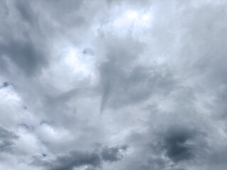 black clouds on sky for background