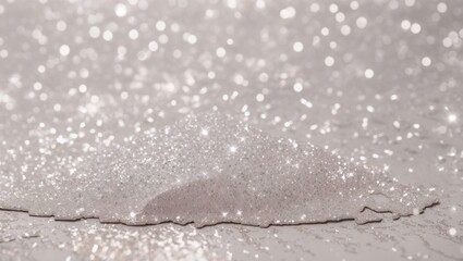 Glitter white Background Generative Ai 