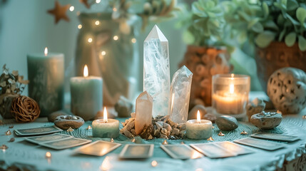 水晶の光 - Light of the Crystals generative AI