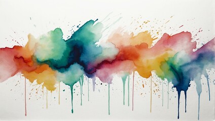Fototapeta premium abstract colorful watercolor background
