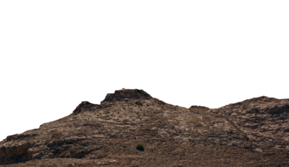 Soil Isolated on White Background