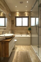 Modern Bathroom Design with Luxurious Features