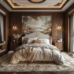 Luxury European Bedroom Interior Design