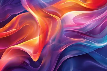 Obraz premium Abstract Colorful Liquid Flow