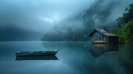 Fototapeta premium Beautiful Moody illustration with Deep And Rich Colors