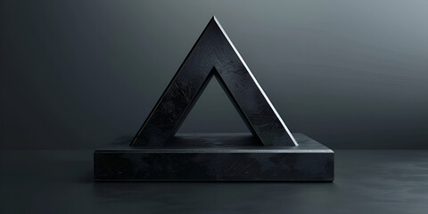 Black triangle wallpaper background design ar c
