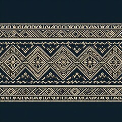 Abstract Geometric Embroidery Design  Modern Patterns for Creative Projects  Microstock Image