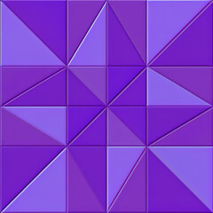 Obraz premium Square tiles with triangular elements 4