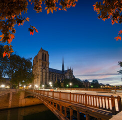 Seine and Notre Dame de Paris