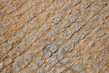 Freshly laid pavement gleams under the sun, promising new beginnings and smooth journeys ahead. Perfect for urban themes.