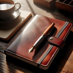 notebook and pen