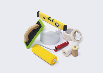 Painter and decorator professional equipment