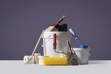 Professional painting and decoration equipment © stokkete