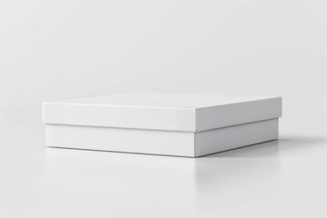 White Box Packaging Mockup on Isolated Background created with Generative AI