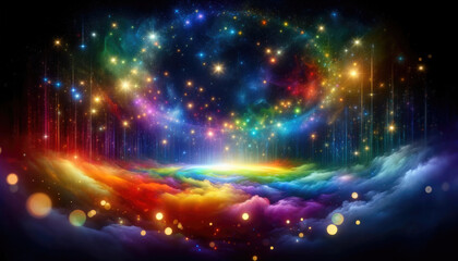 background with space