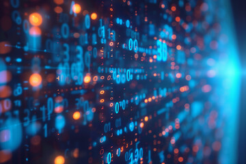 The intricate patterns of Data and Binary Code form the basis of all digital communications, making it essential for cybersecurity experts to understand these patterns to detect an