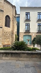 street in the town Baeza , Spain 