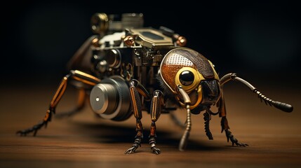 Spy Beetle made of metal - Advance robotics and nano technology