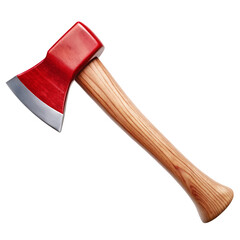 axe red on transparent background