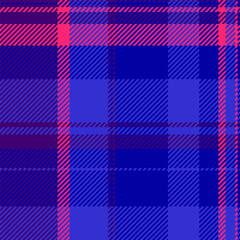 Fabric pattern vector of background seamless check with a tartan texture plaid textile.