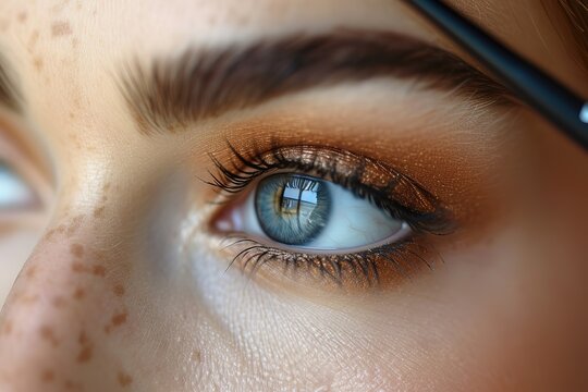 Smokey Eye Makeup Tutorial Step-by-step tutorial images demonstrating the creation of a smokey eye makeup look