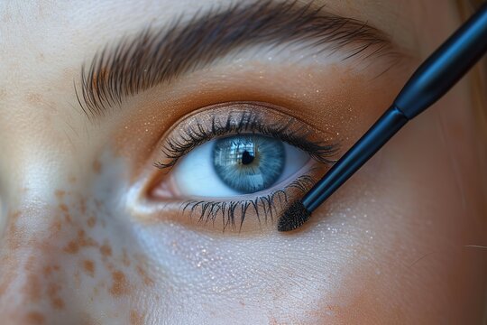 Smokey Eye Makeup Tutorial Step-by-step tutorial images demonstrating the creation of a smokey eye makeup look