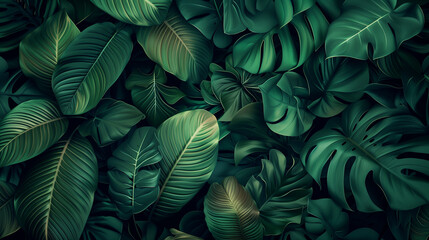 Green Leaves background or wallpaper