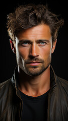 Close Up Portrait Of Man