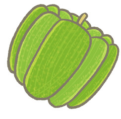 R:もっとメルヘンな野菜　かぼちゃ（緑）②