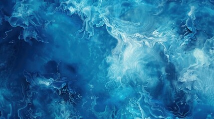 Abstract liquid blue gradient paint texture background. Generated AI image