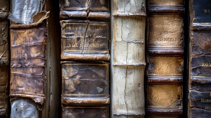 The Old Leather-bound Books