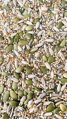 Healthy homemade crackers with seeds