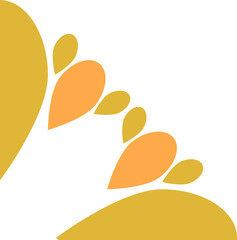 natural decorative frame corner