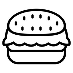 Burger vector icon