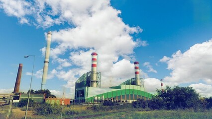 Waste incineration plant in Csepel, Hungary